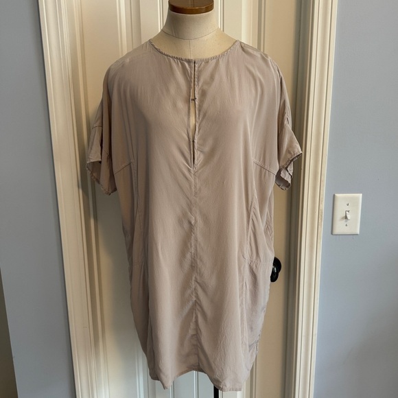 Emerson Fry XS 100% Silk Oversized Tunic or Mini Dress w/ Pockets - Picture 1 of 7
